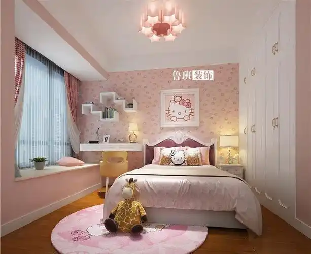 国华新都女孩房装修效果图