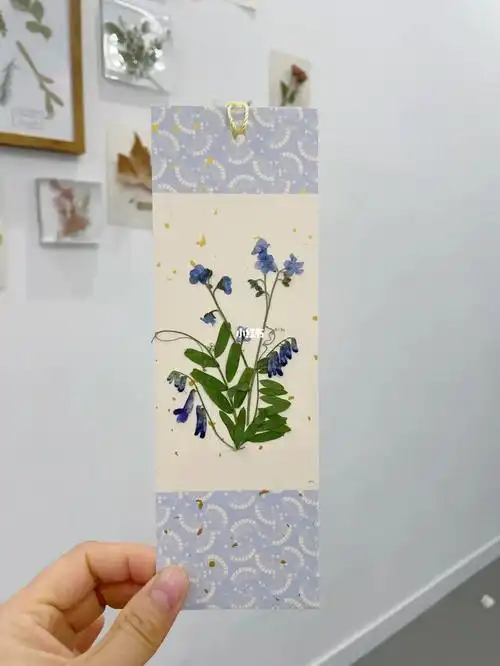押花书签