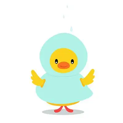 卡通小黄鸭图片