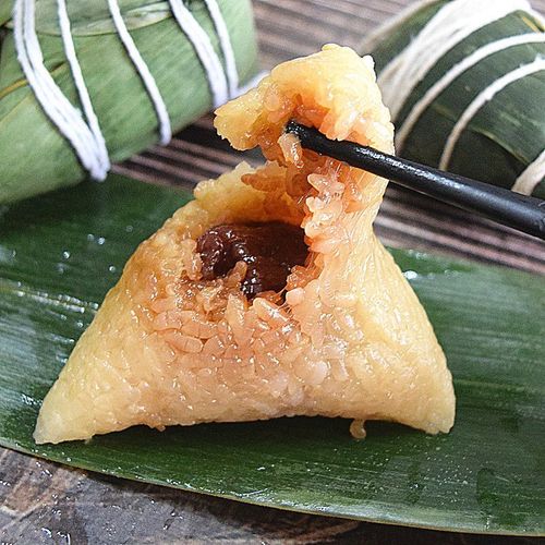 大包装2000g蜜枣糯米粽子香米粽混合口味早餐速冻甜粽非真空包装 八宝