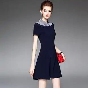 衬衫领修身连衣裙 夏图片_衬衫领修身连衣裙 夏图片大全 - 阿里巴巴