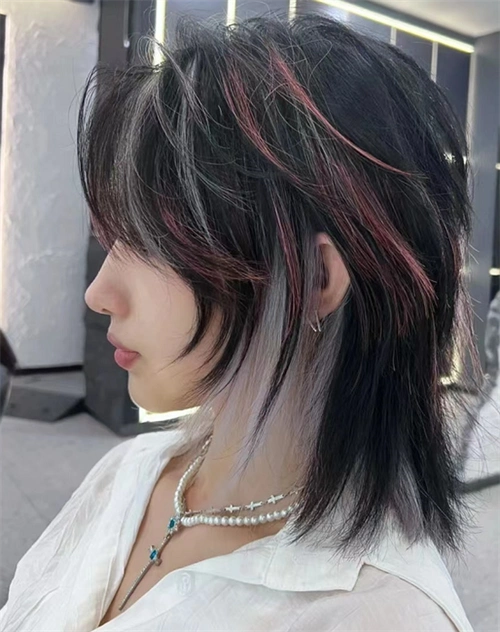 女生鲻鱼头染发 甜酷时髦有个性_非主流发型 - 美发站