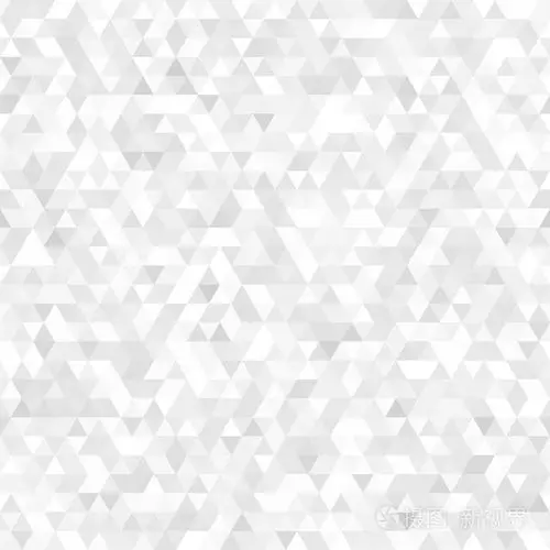 白色的三角形马赛克背景