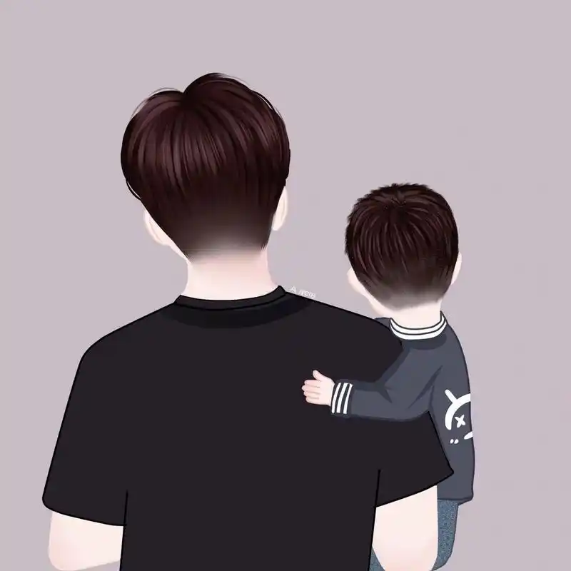 超有爱一家三口头像!男孩篇!