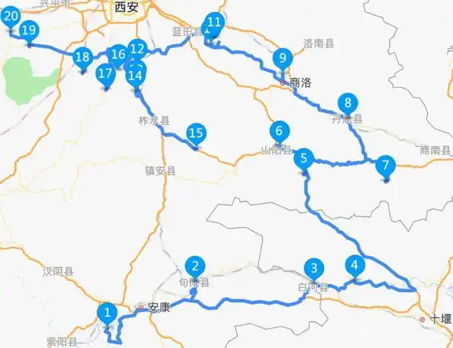 史上最详细秦岭自驾计划书,不接受之一①