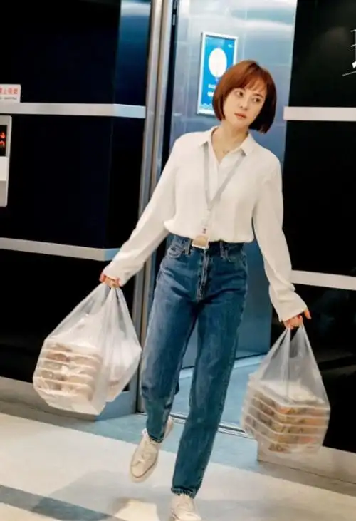 孙俪终于穿对了拼接西装优雅干练气质太迷人