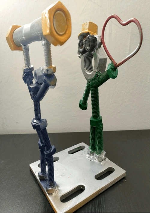 紧固件工艺品还没看够海盐丰拓螺母工艺品大赛作品展示三