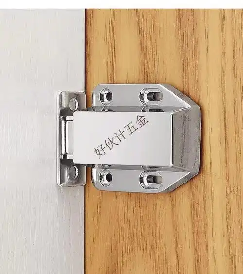 金属暗门碰珠反弹器隐形门吸按压式暗门自弹器磁碰式免拉手加厚合金