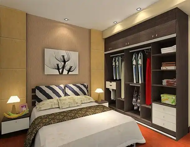 简约风格卧室背景墙装修效果图简约风格整体衣柜图片