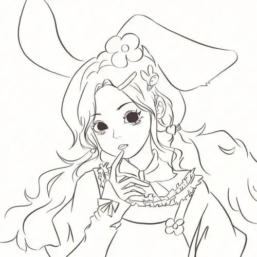 线稿上色过程分享顺便抽无偿啦