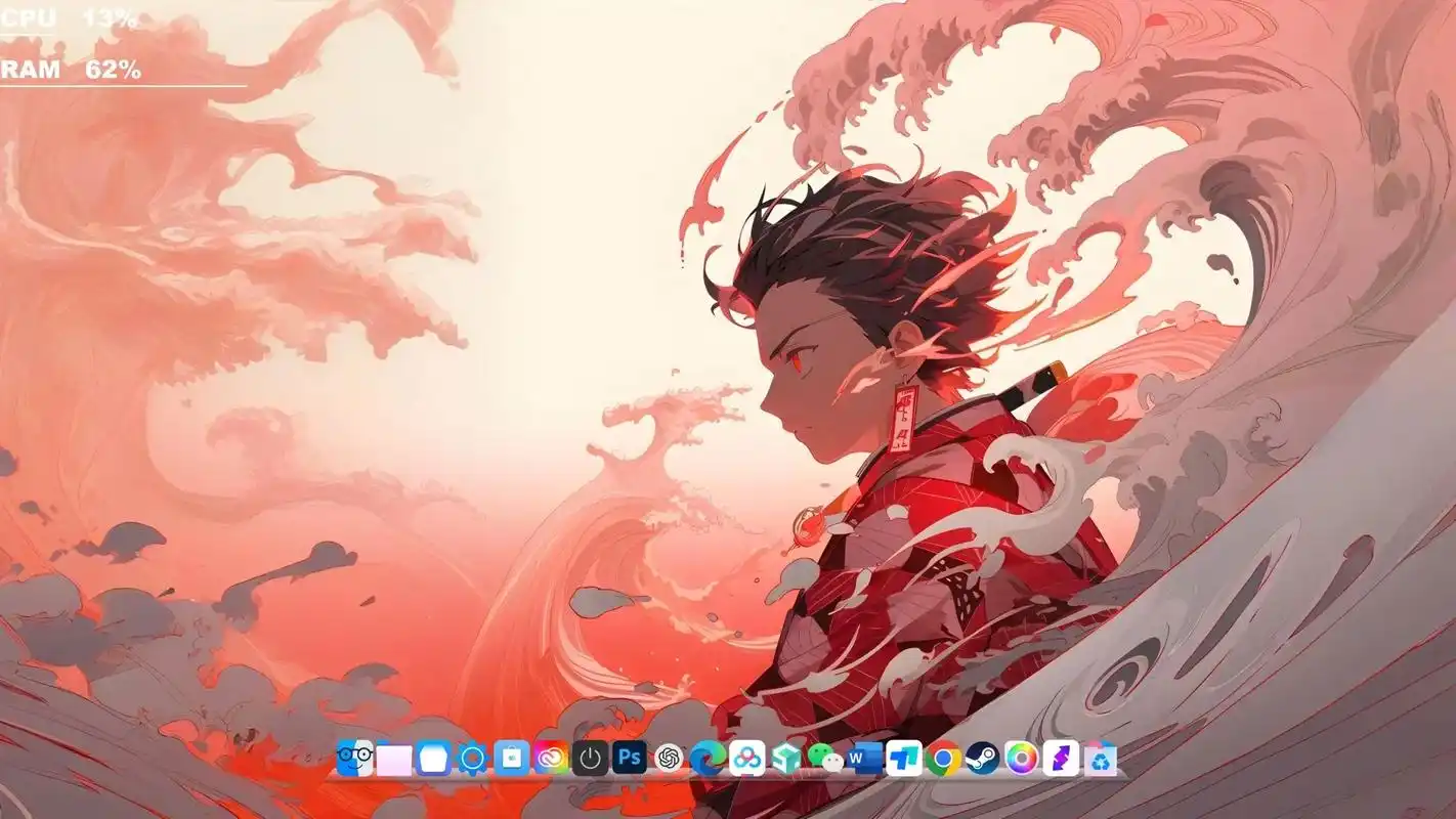 今日壁纸有一丢丢帅