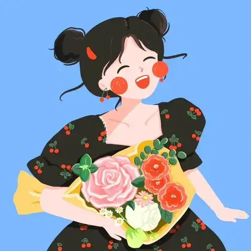 哇花与少女网上这组图非常适合夏天做头像了收了