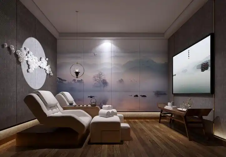 足浴会所店设计装修风格大全,高端足浴店装修设计