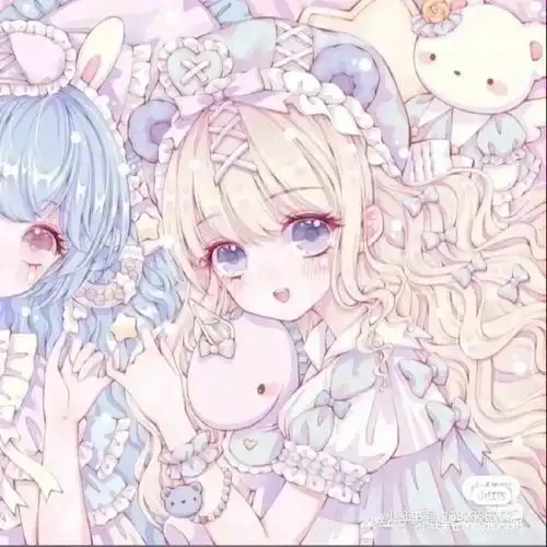 两人闺蜜头像,都超可爱的