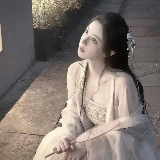 古风真人头像江南风女头