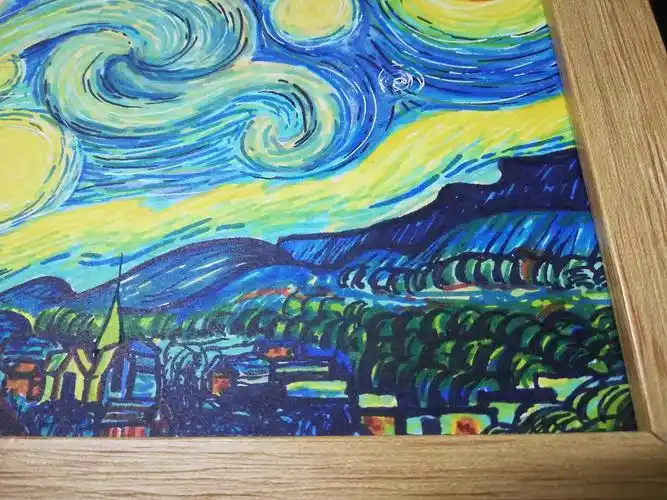 星空 临摹梵高 马克笔手绘