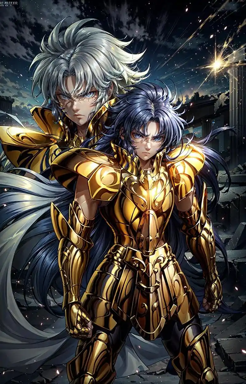 黄金双子座.撒加:异次元空间～银河星爆～路人丁:啊思密达～啊 - 抖音