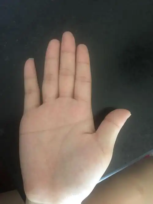 女子右手断掌什么意思