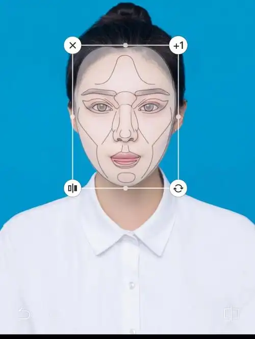 证件照整了个黄金比例脸模板哈哈哈哈各位刘亦菲们帮忙看一下p2p3