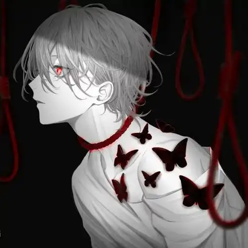 动漫头像:黑暗高冷系列