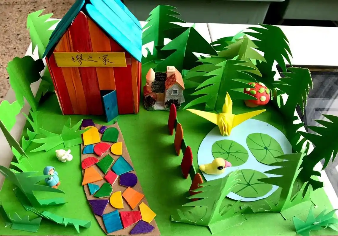 《绿色家园》                      手工房子/家园