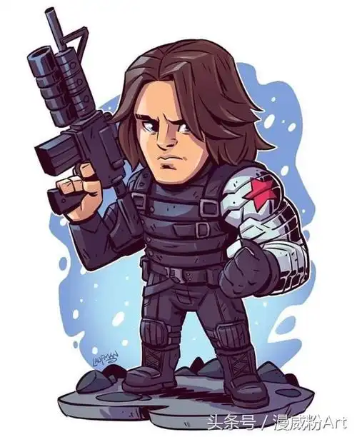 q版漫威复仇者联盟人物灭霸也呆萌可爱