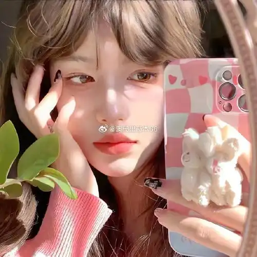 粉色少女头像集##粉色系头像##女生头像集##气质女头