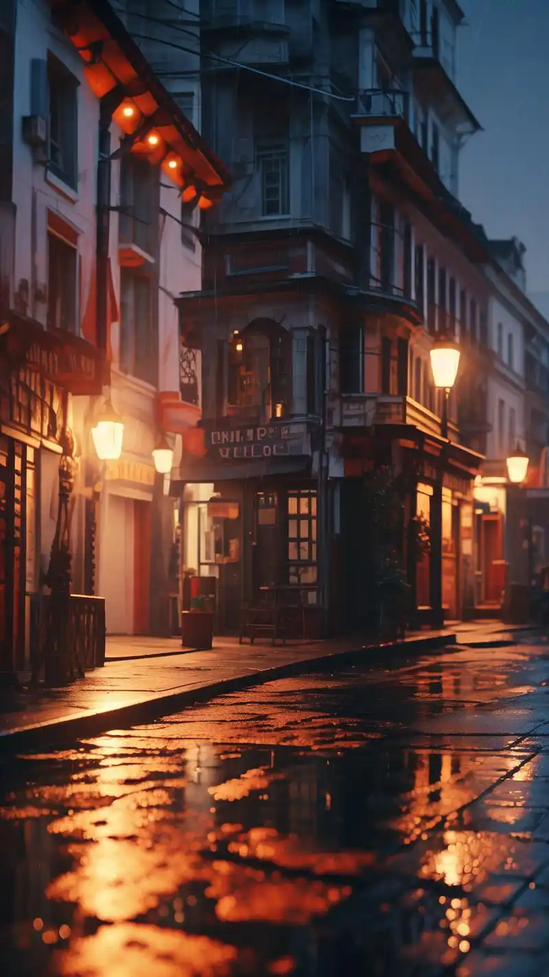 今天给大家带来一组超级有韵味的ins风欧美复古街灯背景图哦!