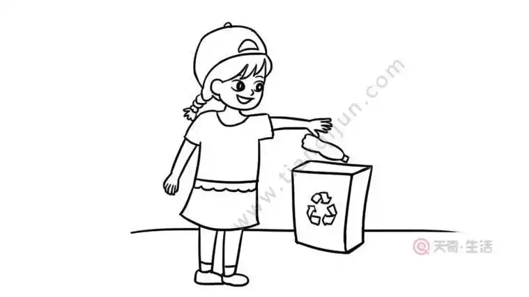 笔画保护环境简笔画保护环境儿童画图片爱护环境怎么画简笔画教程绘画