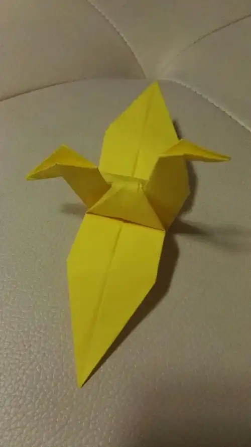 按照步骤折的千纸鹤