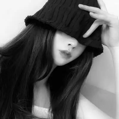 超拽霸气黑白女生头像图片