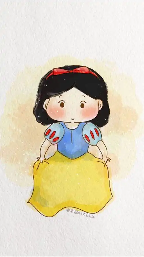 影视 女生 q版 微信 qq 微博 )女孩 韩国唯美插画手绘动漫卡通可爱