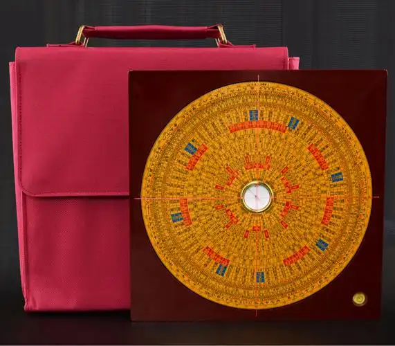 风水盘高精度专业三元三合综合罗盘罗经仪纯铜随身携带6寸20层三元盘