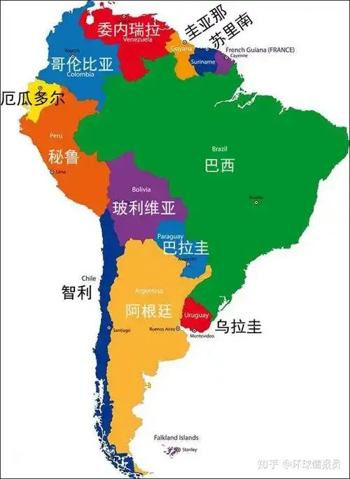 争取到独立后,南美洲各国首先面对的问题是如何组建国家.