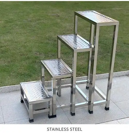 小米(mi)生态米家通用不锈钢脚踏凳防滑踏步梯定制工厂家用台阶小楼梯