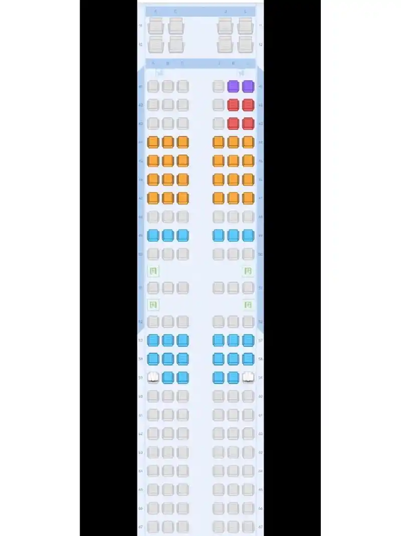 mf8332 最后一排是67 万能的小红们帮我选个座~要能拍好照片的座位,然