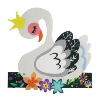 动物头饰儿童卡通动物头饰表演道具兔子老虎讲故事课本剧天鹅