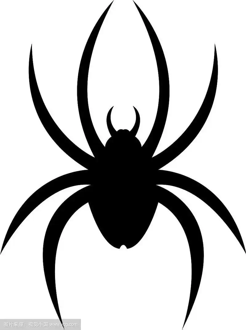 蜘蛛标志模板