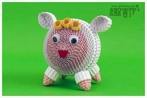 瓦楞纸制作的精致礼品盒.儿童手工之可爱的瓦楞纸小蜗牛.