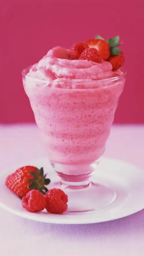 草莓冰沙