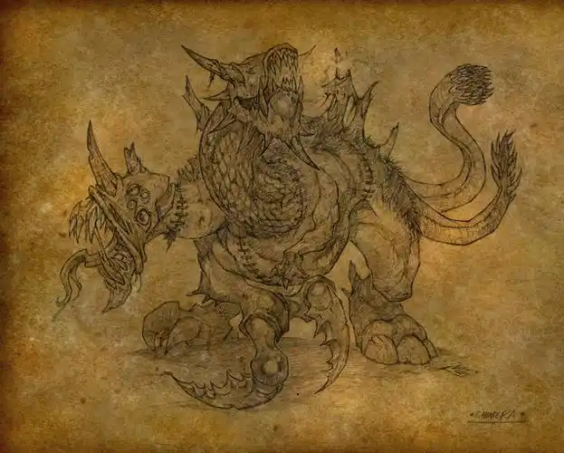 cataclysm猎人战士t11草图其他原画补充