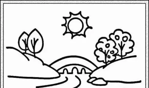 这些简笔画风景画,你不得不会!_手机搜狐网