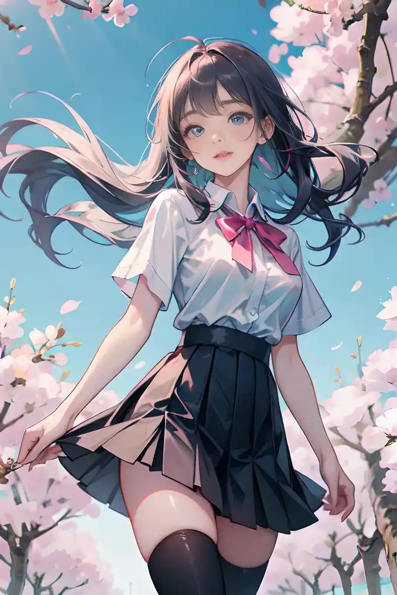 二次元 #动漫推荐 #动漫 校园风美女壁纸 - 抖音