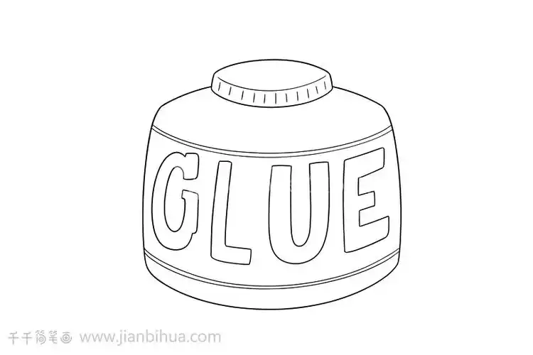 胶水简笔画教程