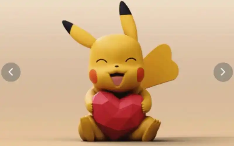 3d打印模型分享文件分享 (宠物小精灵)皮卡丘