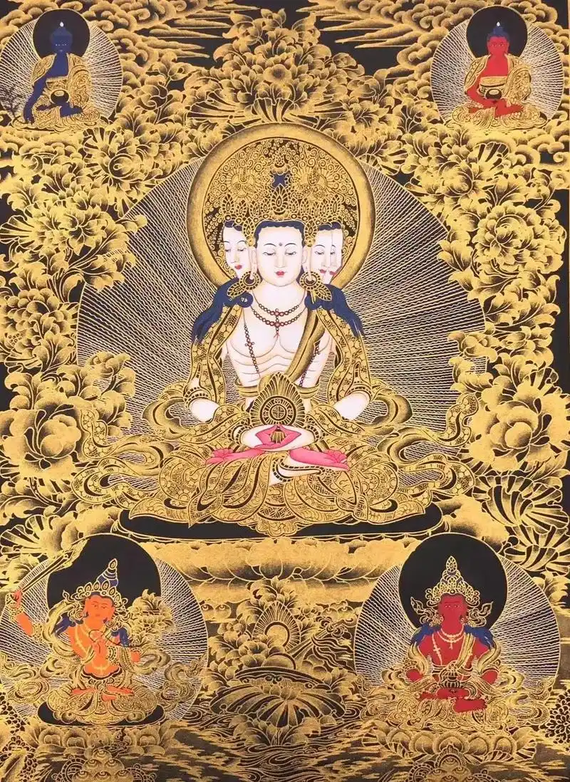 大日如来唐卡艺术寓意.