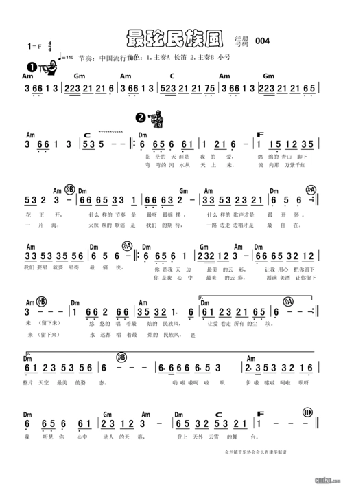 "傻瓜"式电子琴谱《最弦民族风》