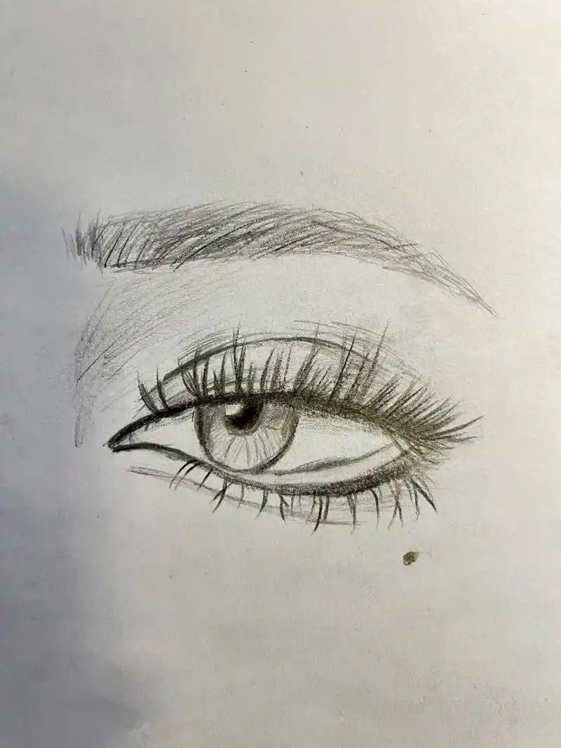 一只铅笔教你画眼睛 #铅笔画 #眼睛  #绘画教程 - 抖音