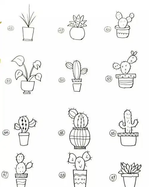 让手帐可爱翻倍的简笔画素材,儿童简笔画大全,简单易学