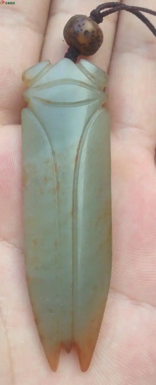 和田玉汉八刀玉蝉